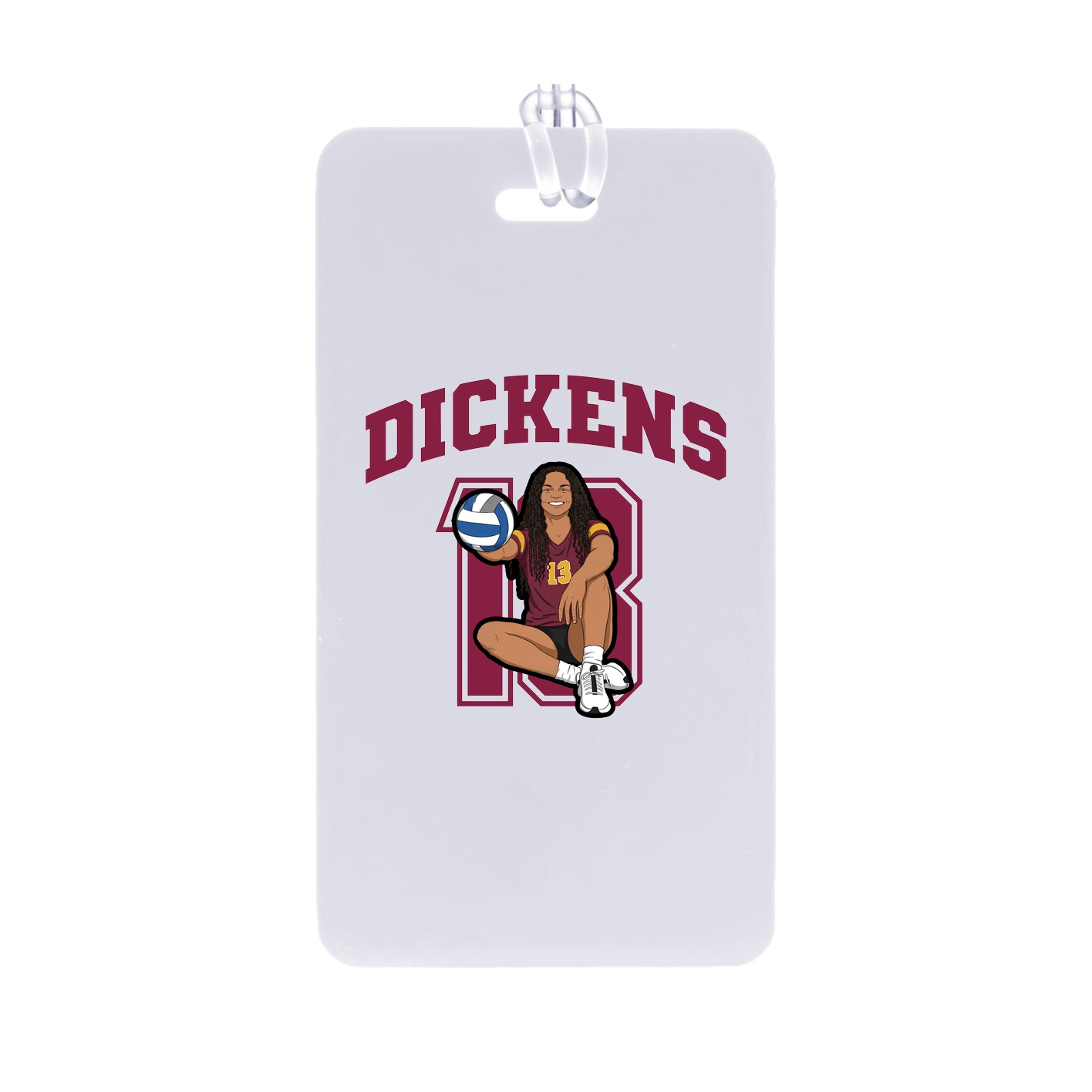 Bag Tag — Number in Classic