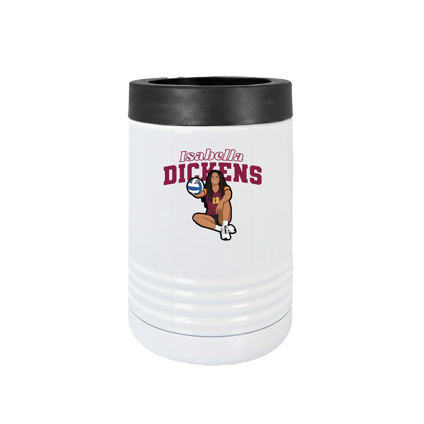 Beverage Holder — Name Arch in White