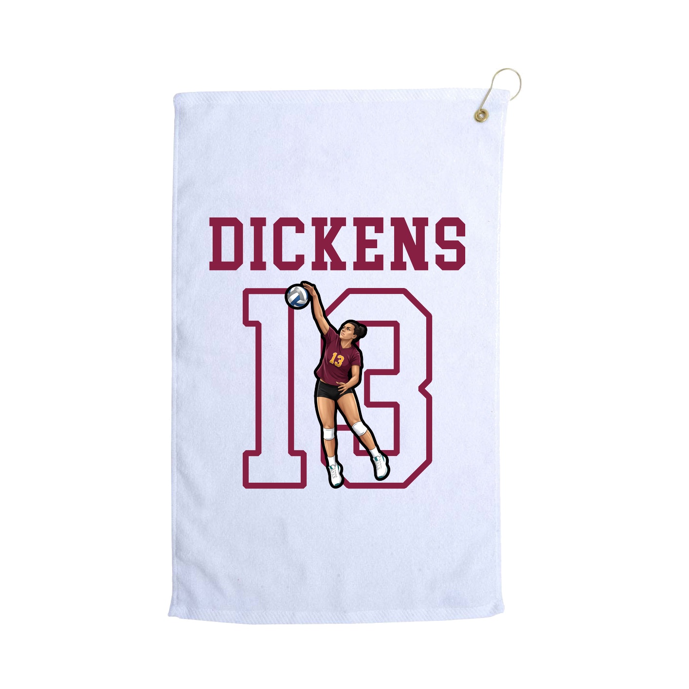 Golf Towel — Shirsey in White