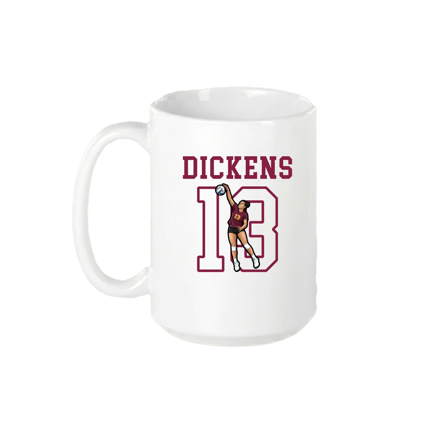 15oz Coffee Mug — Shirsey in White
