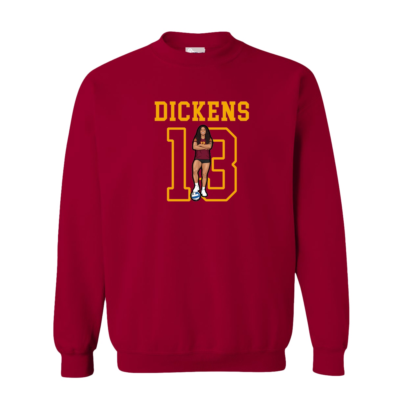 Fleece Crew — Shirsey in Cardinal