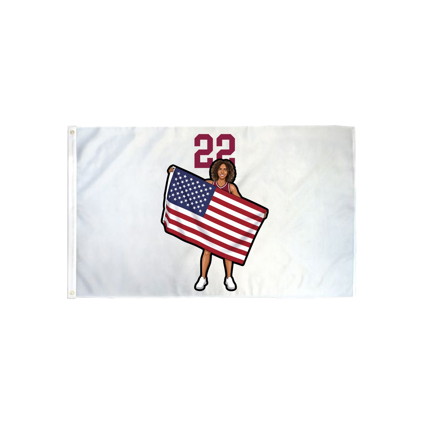 3x5 Flag — Number Top in Classic