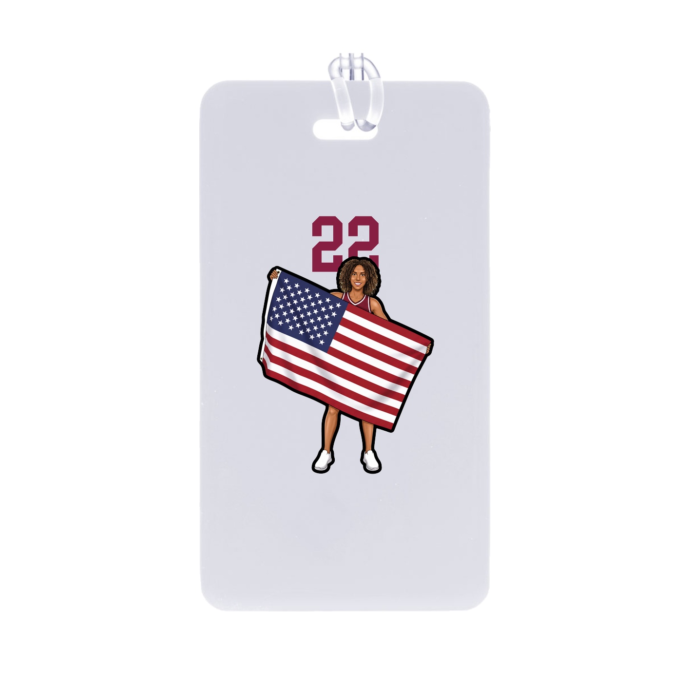 Bag Tag — Number Top in Classic