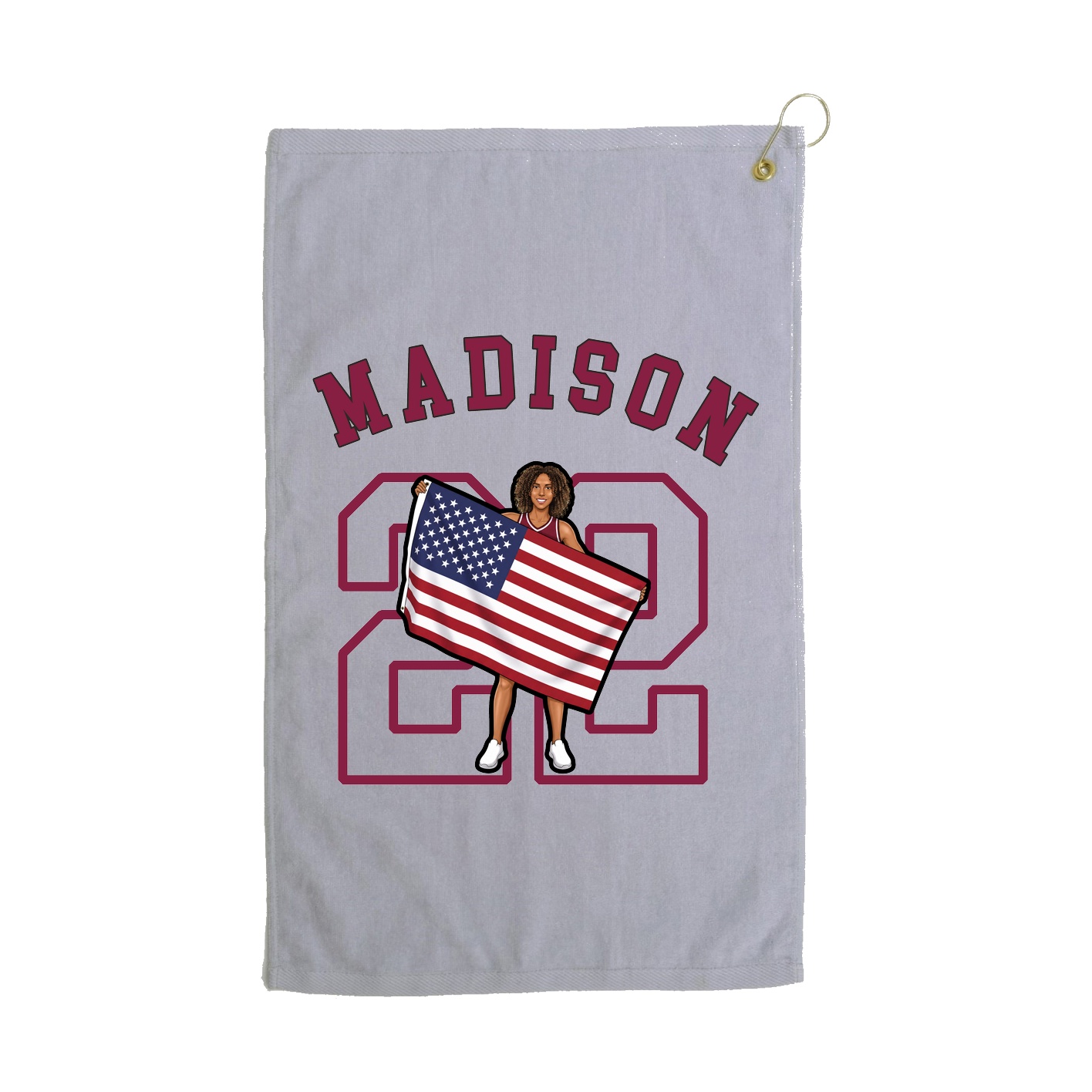 Golf Towel — Shirsey Arch in Grey