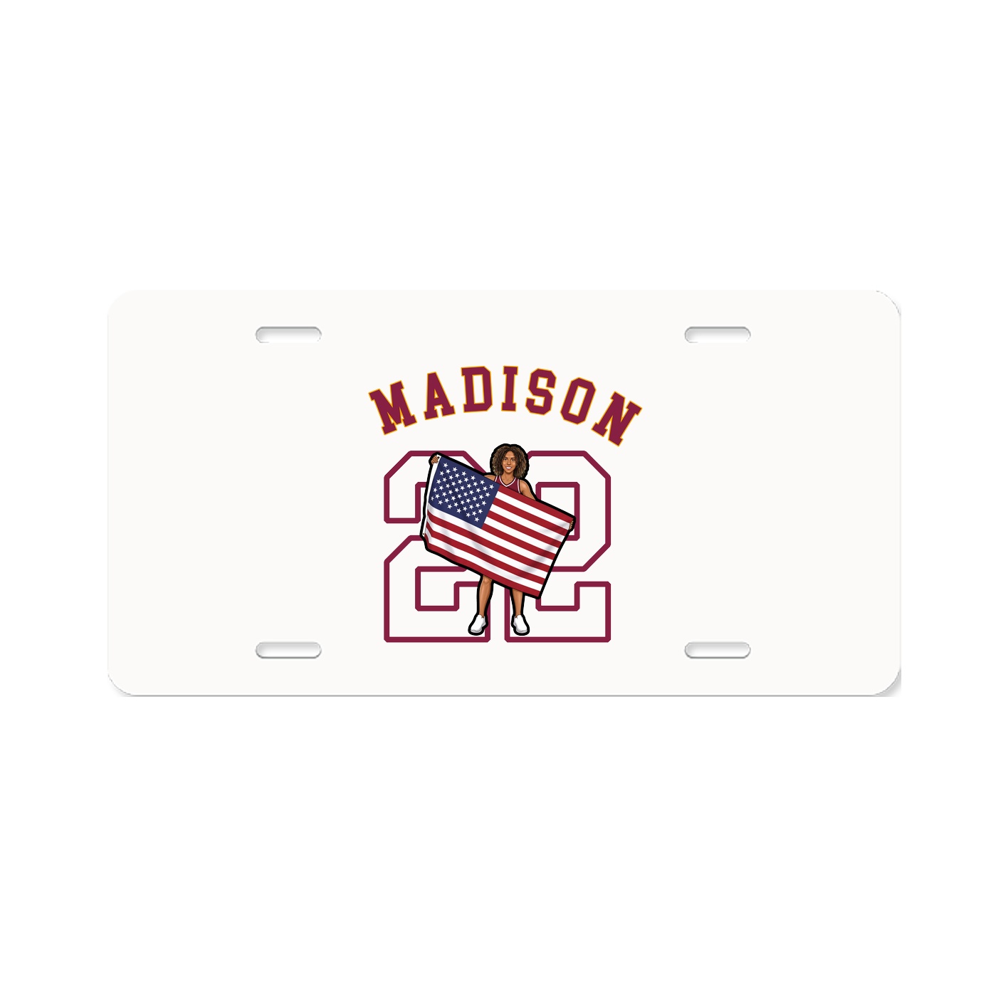 License Plate — Shirsey Arch in Classic