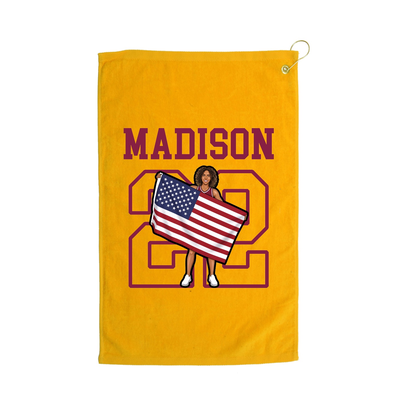 Golf Towel — Shirsey in Gold