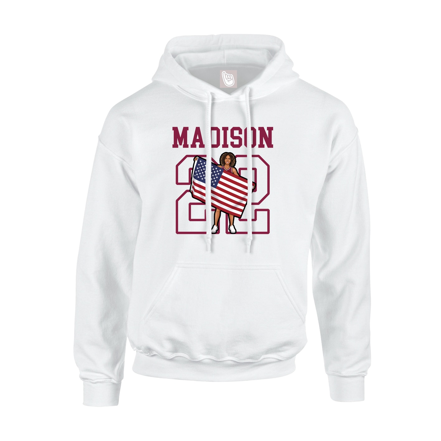 Youth Hoodie — Shirsey in White