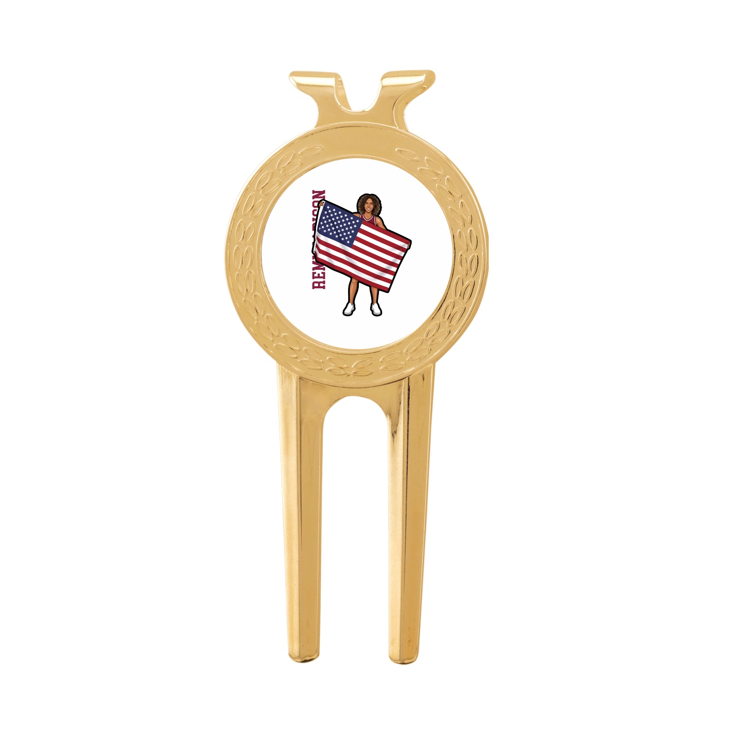 Divot Tool with Ball Marker — Name Vertical in Classic
