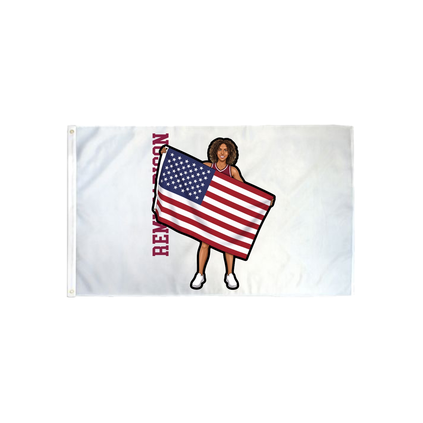 3x5 Flag — Name Vertical in Classic