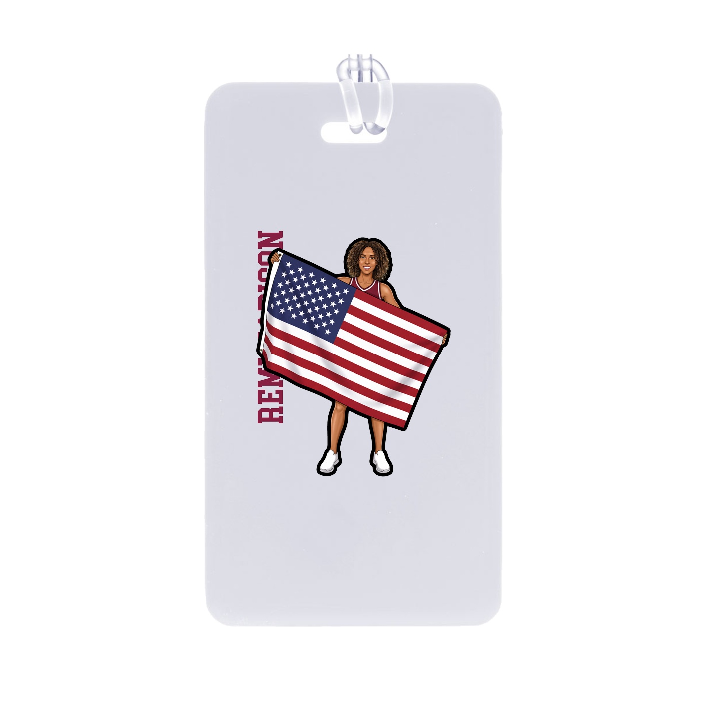 Bag Tag — Name Vertical in Classic