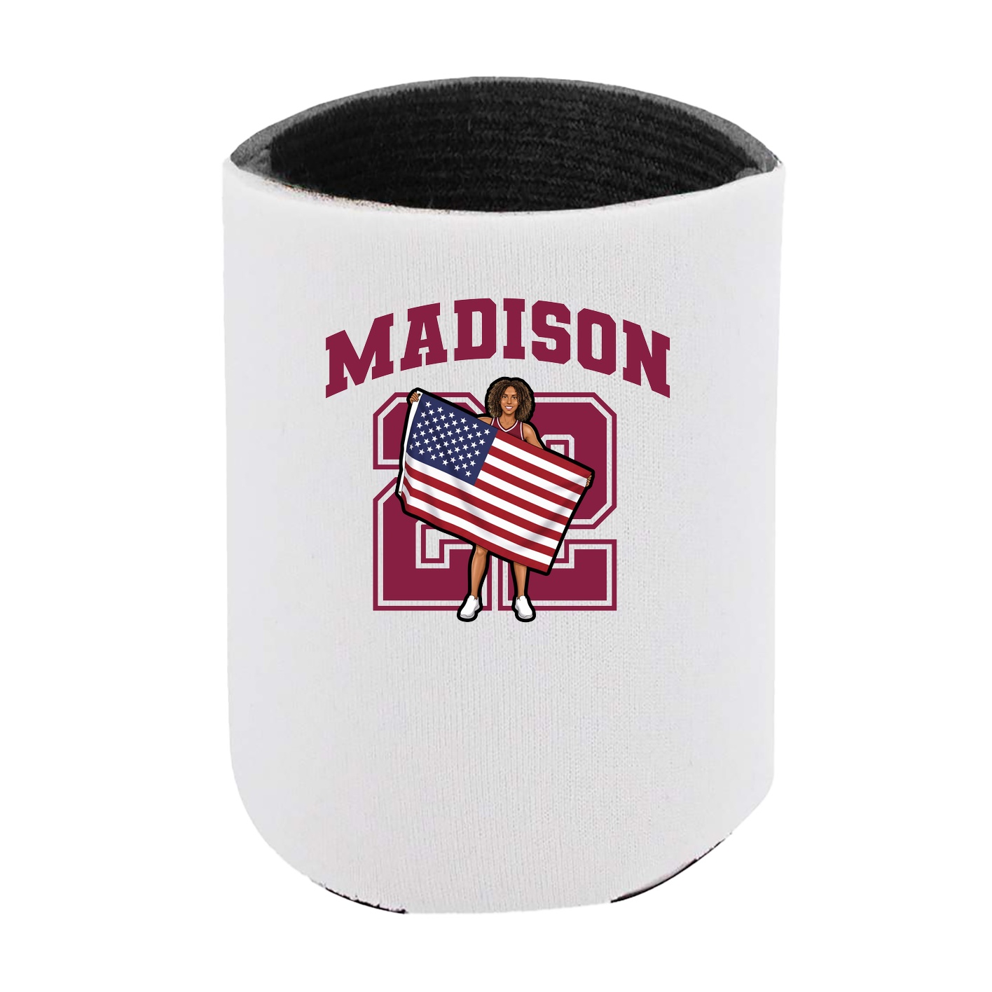 Can Holder — Number in White