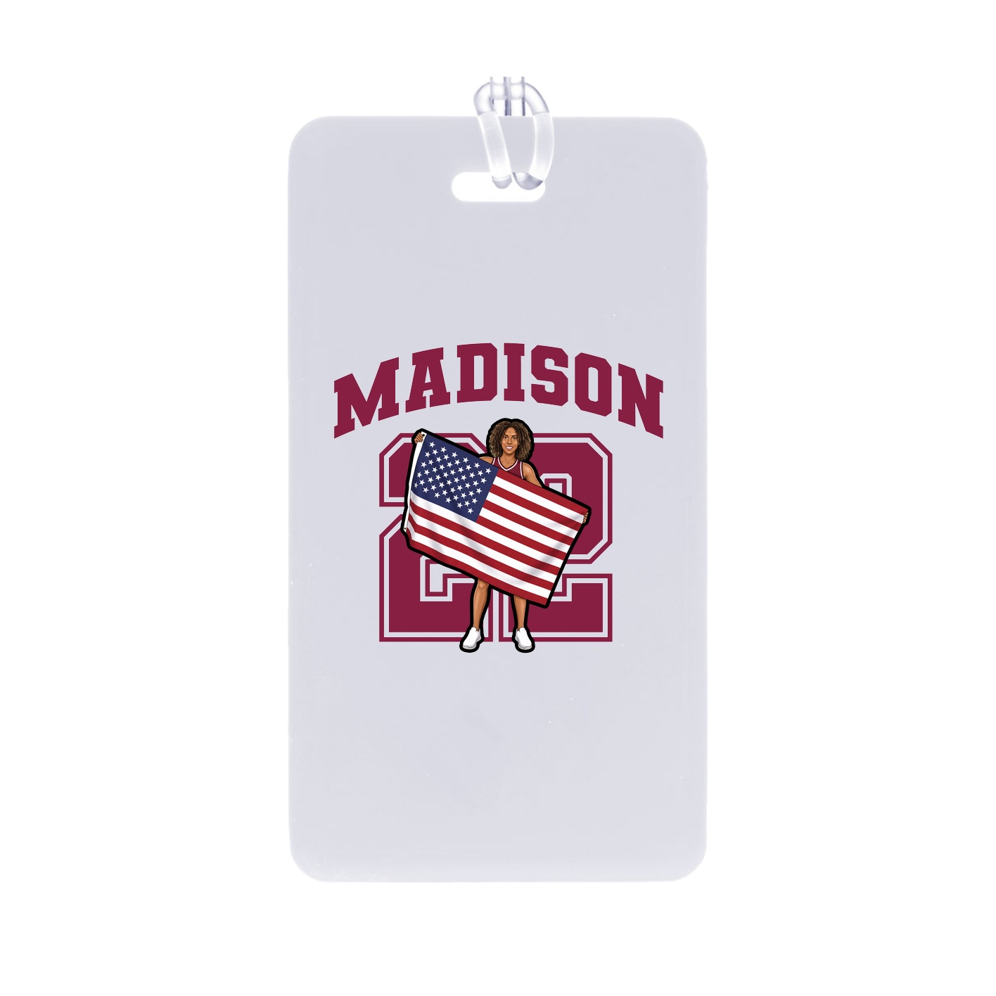 Bag Tag — Number in Classic