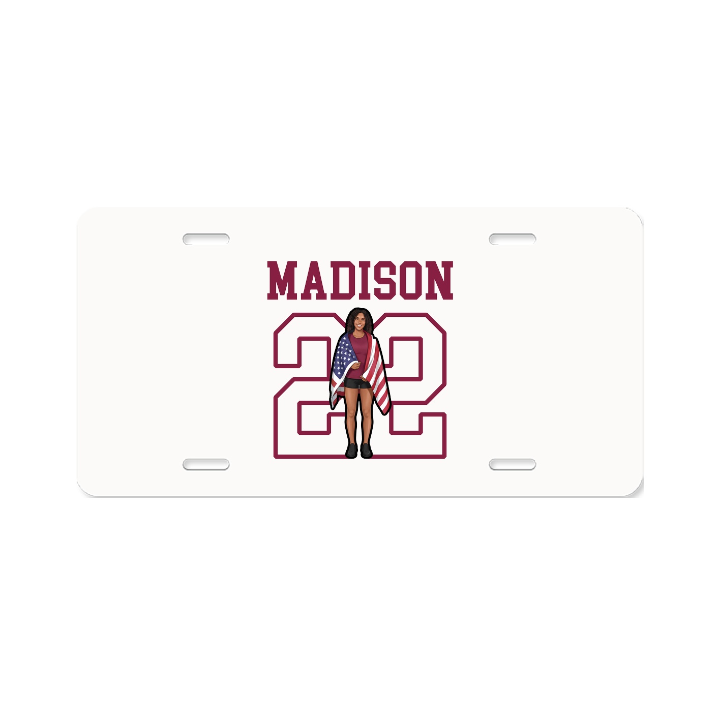 License Plate — Shirsey in Classic