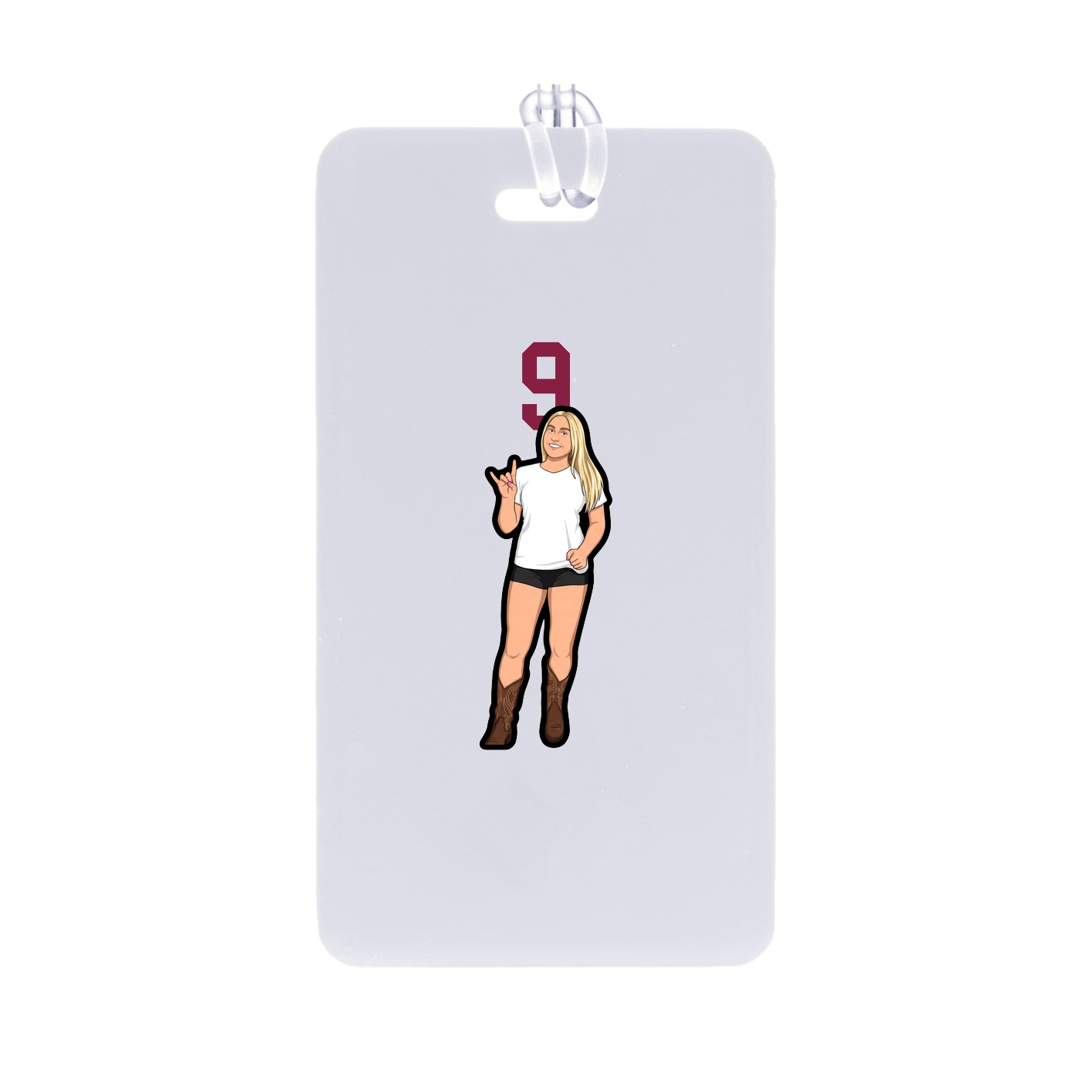 Bag Tag — Number Top in Classic