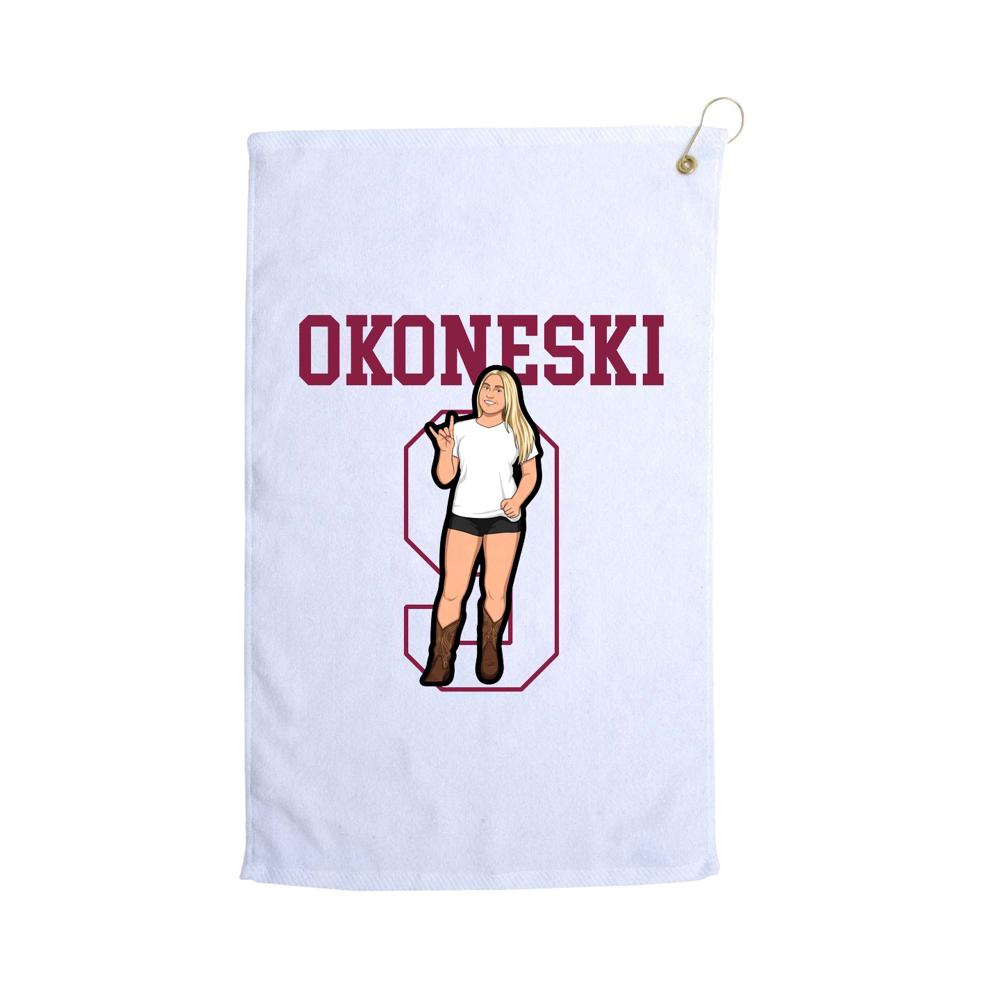 Golf Towel — Shirsey in White