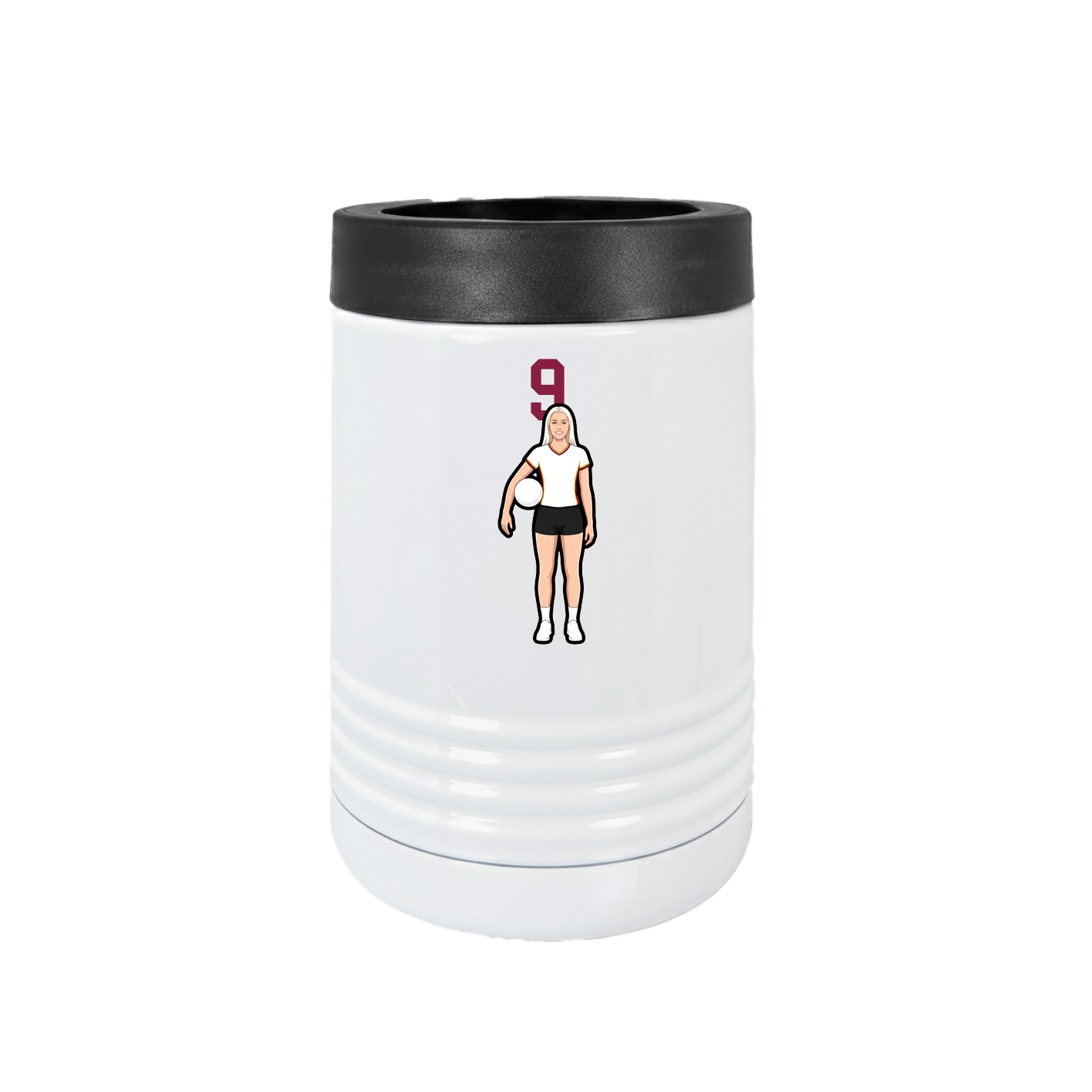 Beverage Holder — Number Top in White