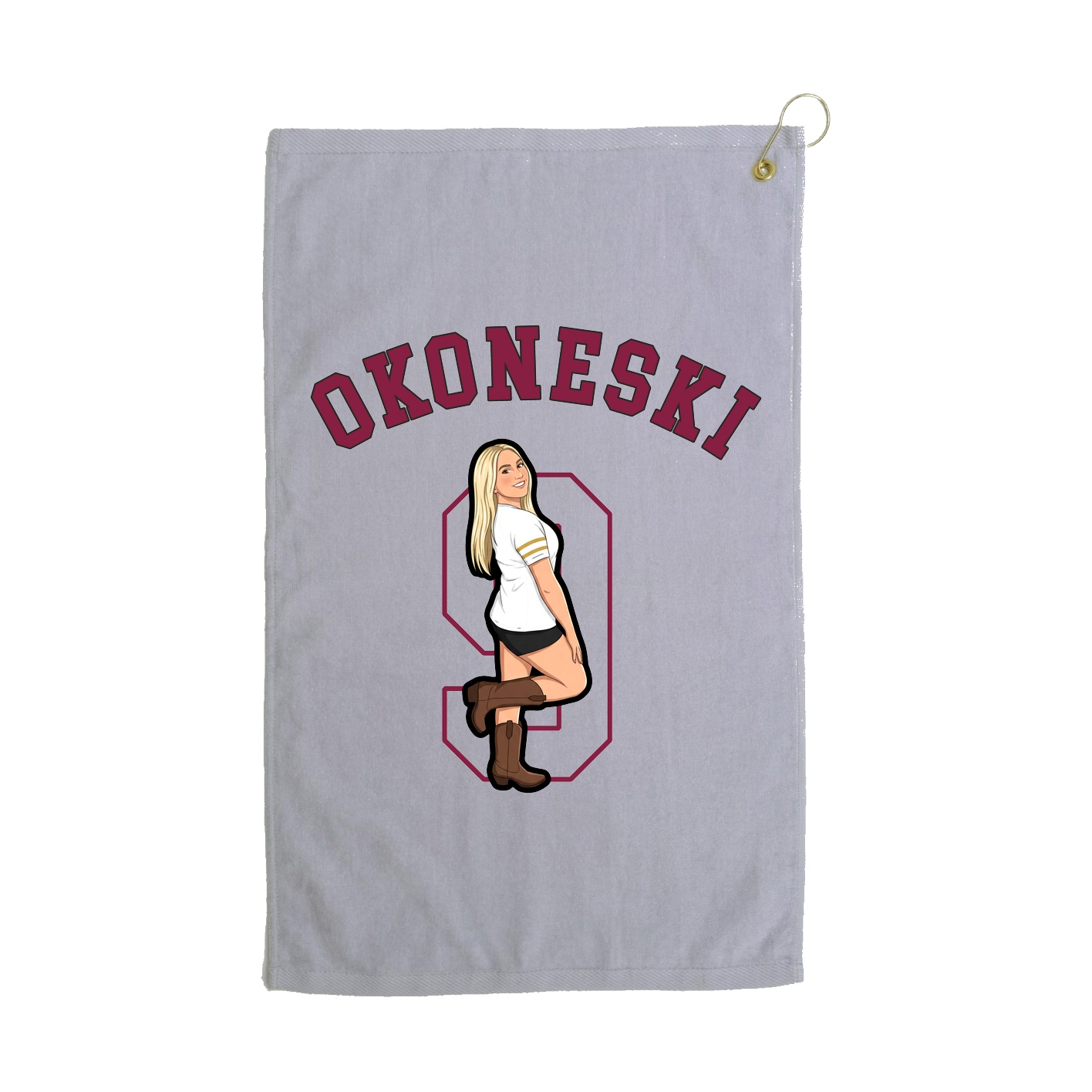 Golf Towel — Shirsey Arch in Grey