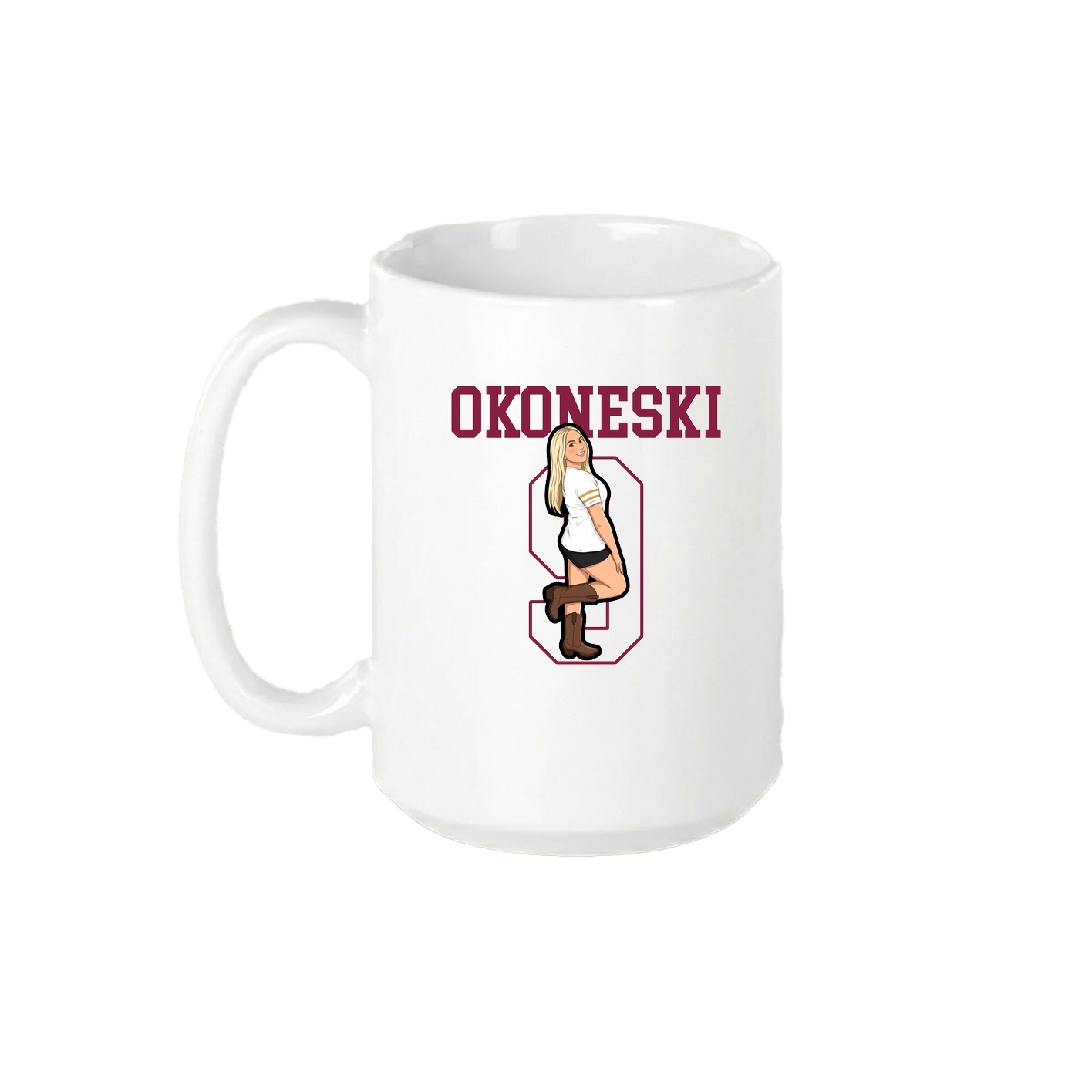 15oz Coffee Mug — Shirsey in White