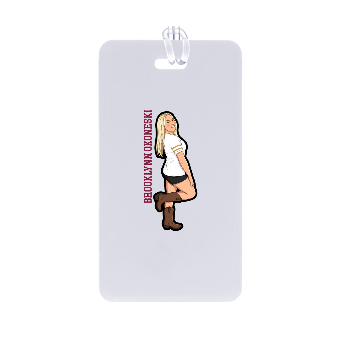 Bag Tag — Name Vertical in Classic