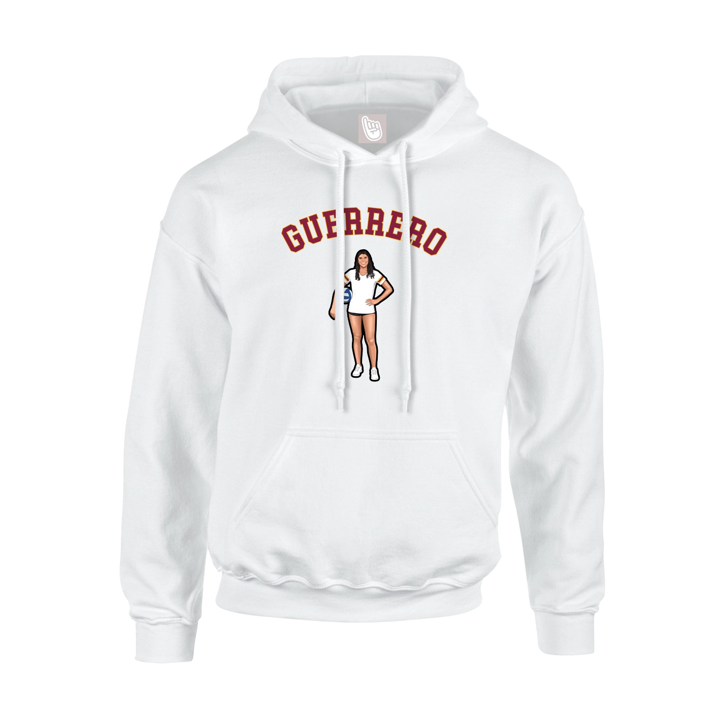 Hoodie — Shirsey Arch in White