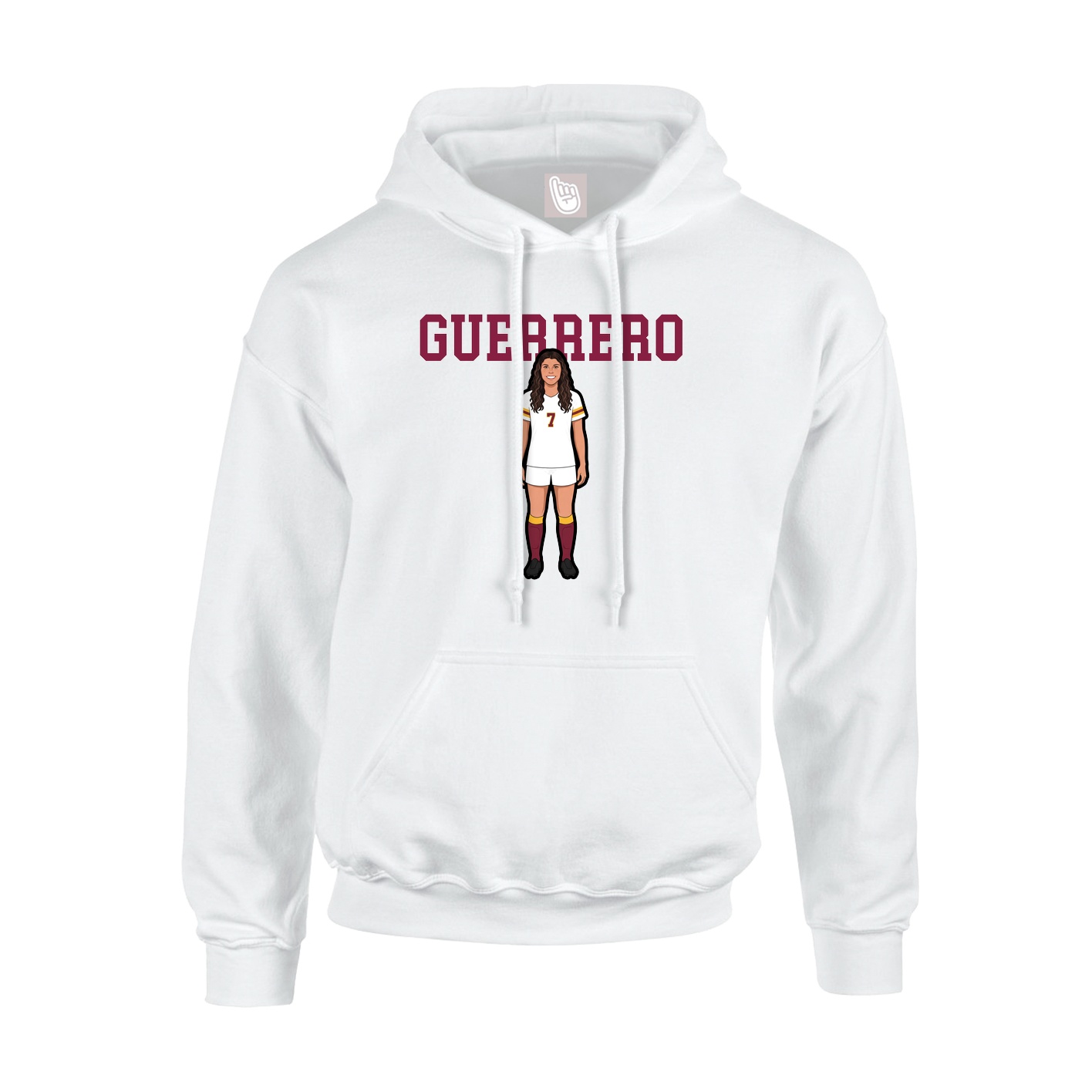 Hoodie — Shirsey in White