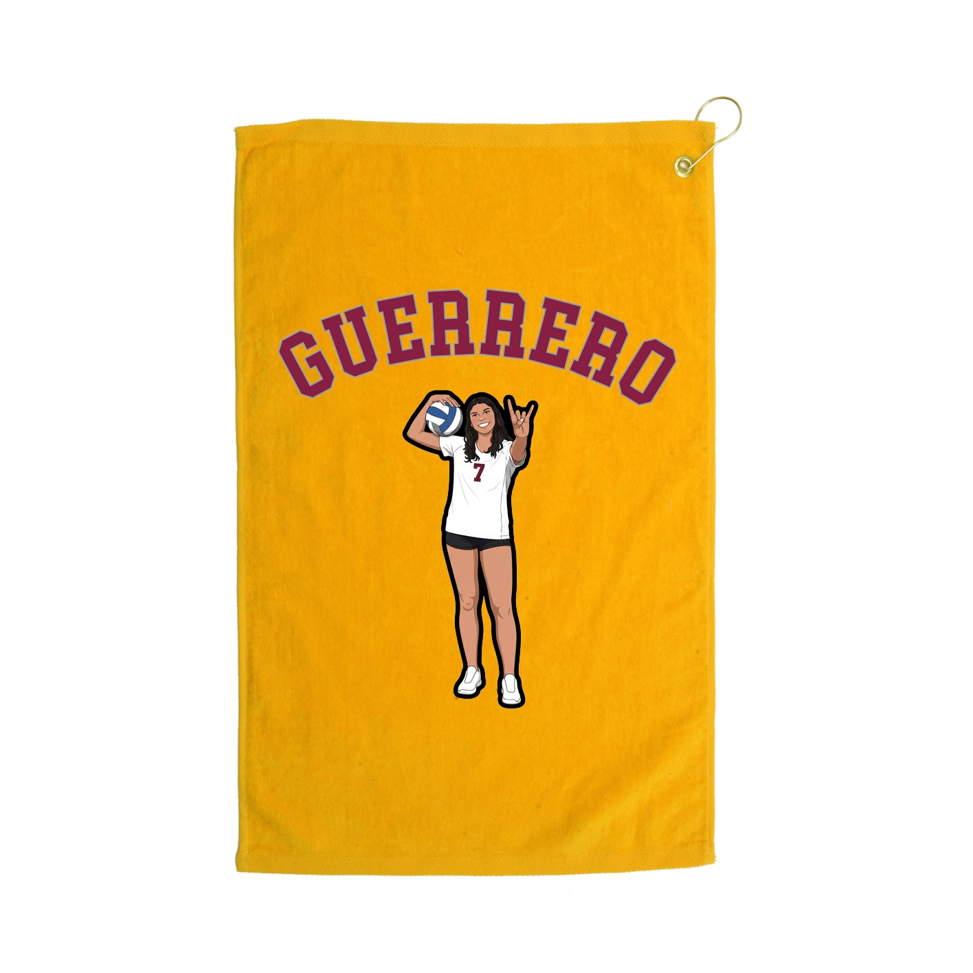 Golf Towel — Shirsey Arch in Gold