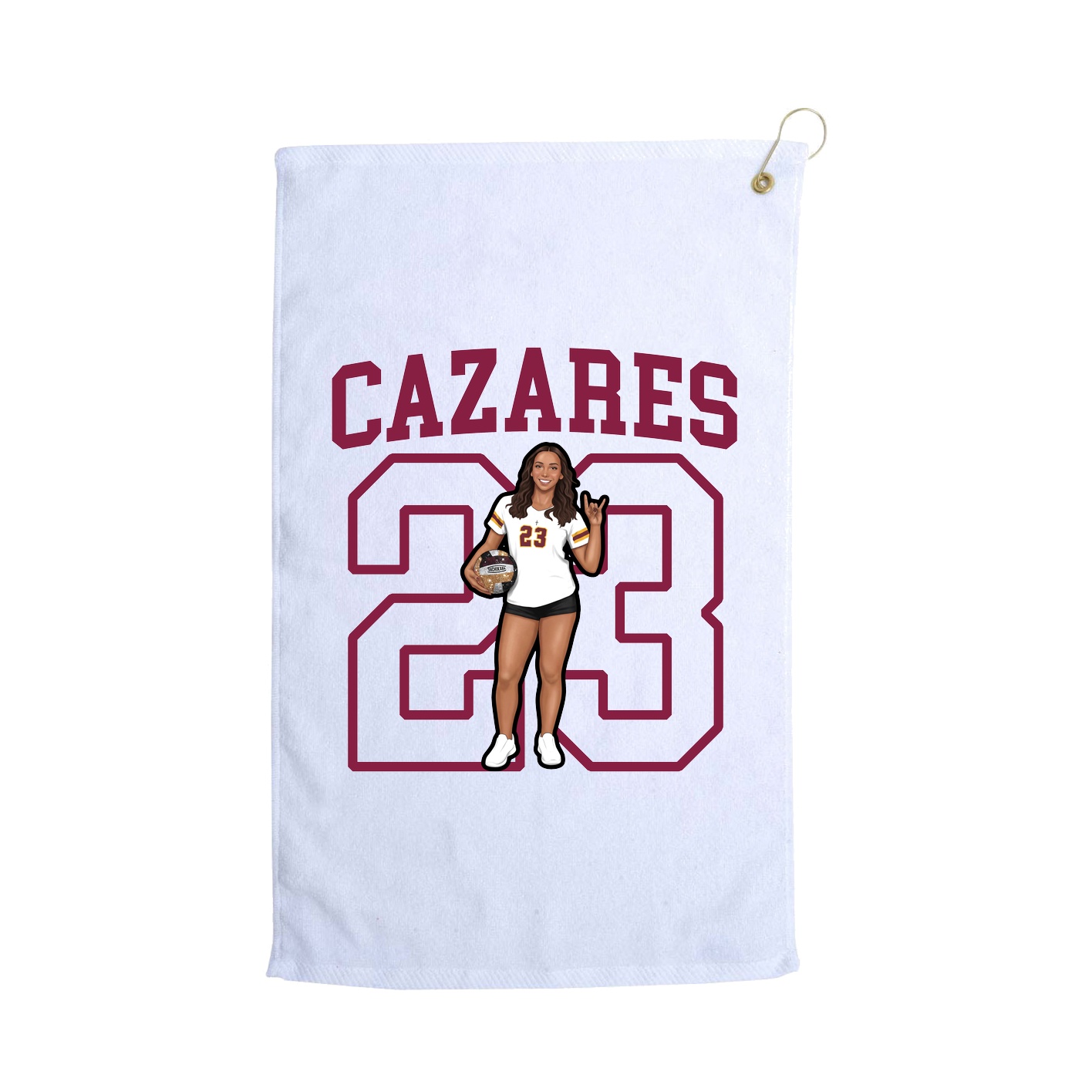 Golf Towel — Shirsey in White