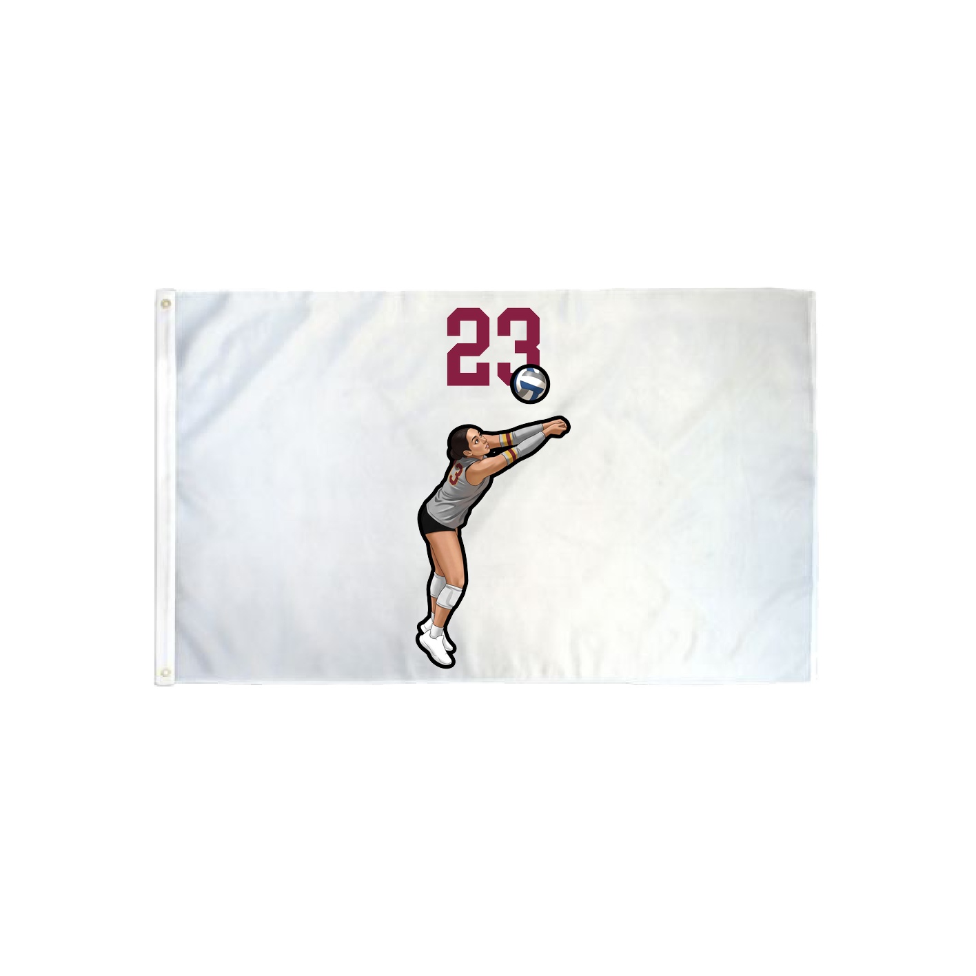 3x5 Flag — Number Top in Classic