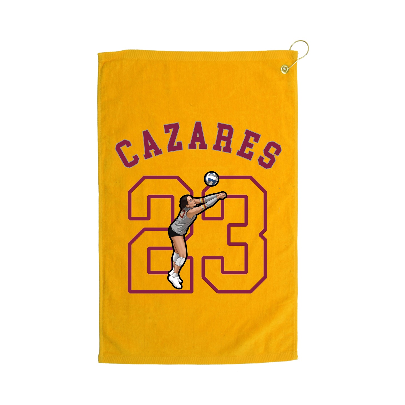 Golf Towel — Shirsey Arch in Gold