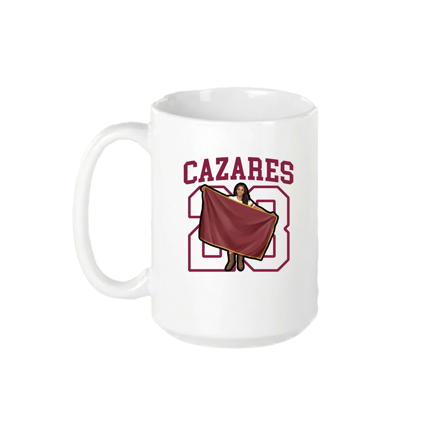 15oz Coffee Mug — Shirsey in White