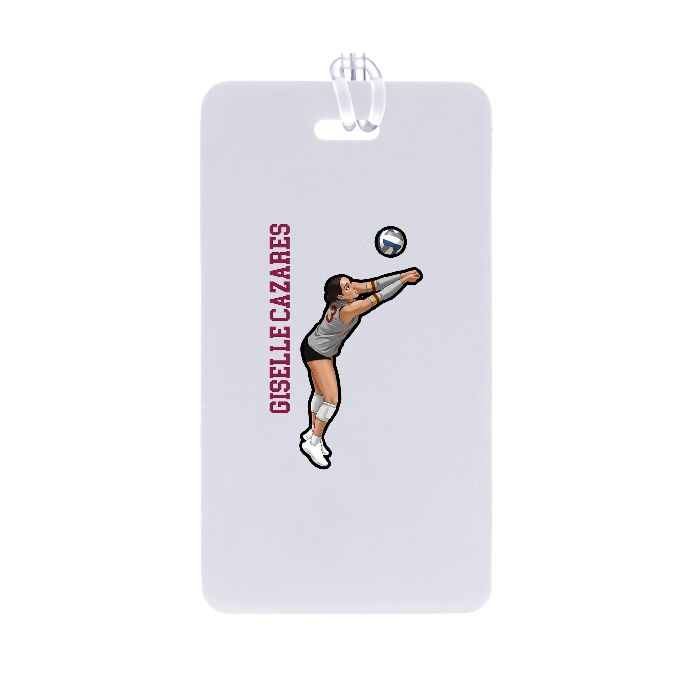 Bag Tag — Name Vertical in Classic