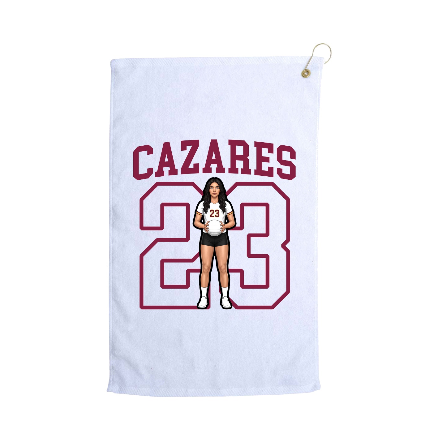 Golf Towel — Shirsey in White