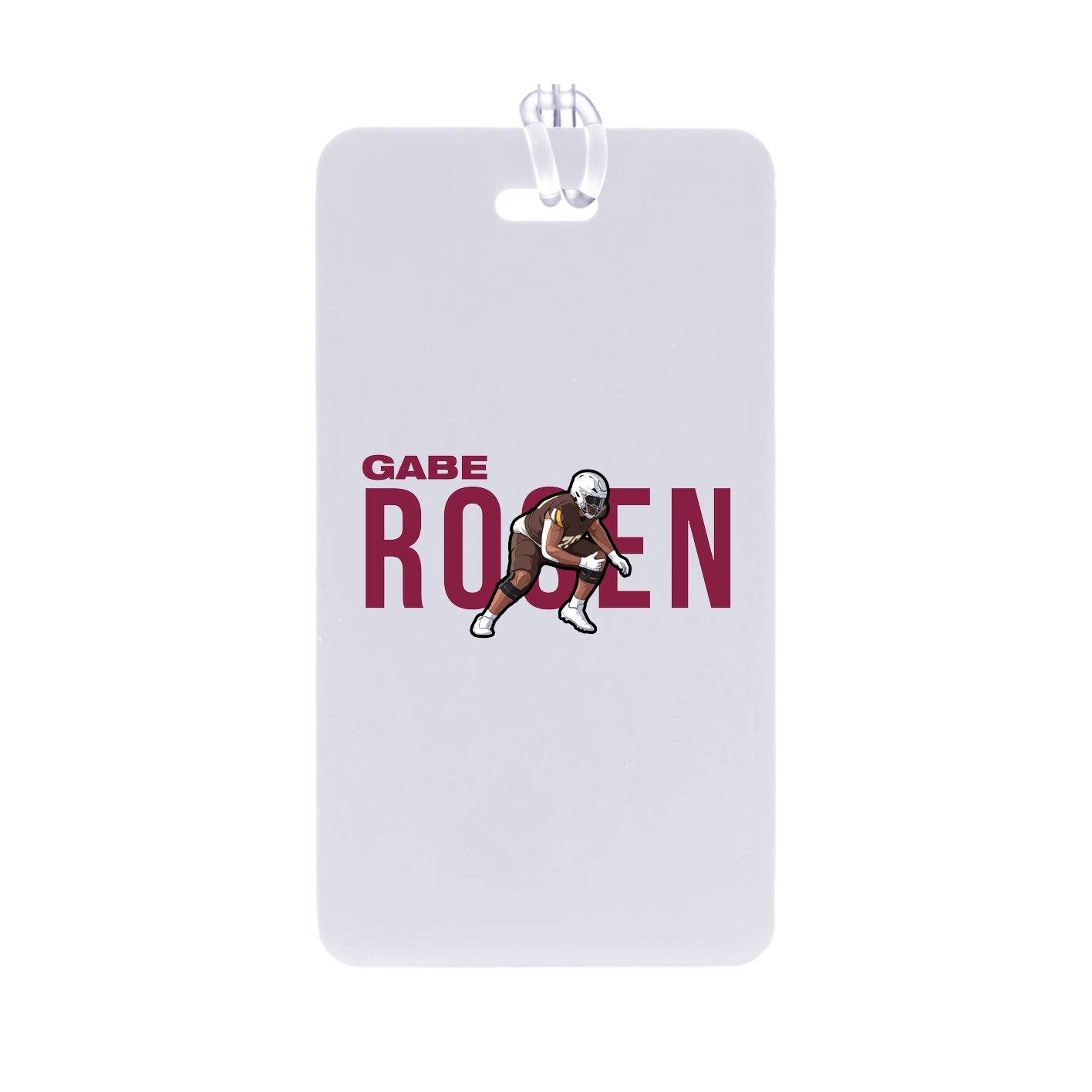 Bag Tag — Player Name in Classic