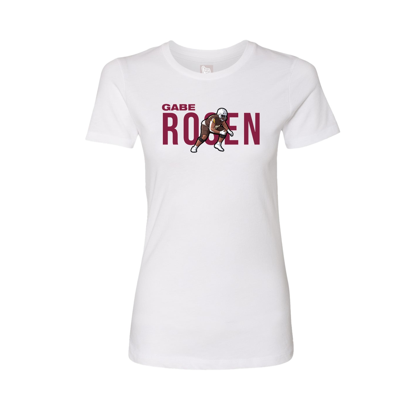 Womens Tee — Player Name in White