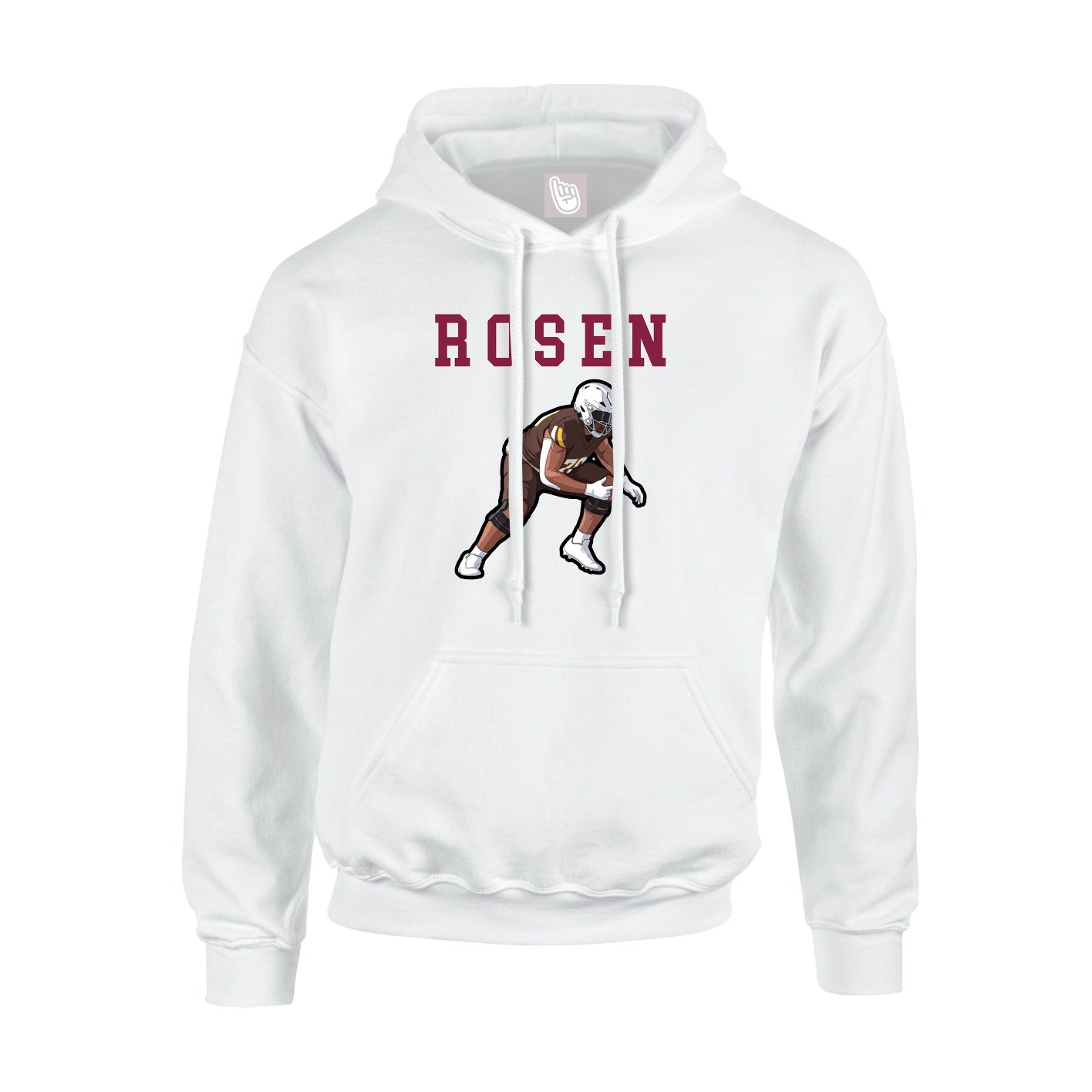 Hoodie — Shirsey in White