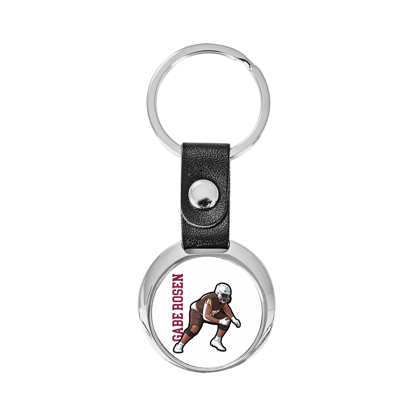 Key Chain — Name Vertical in Classic
