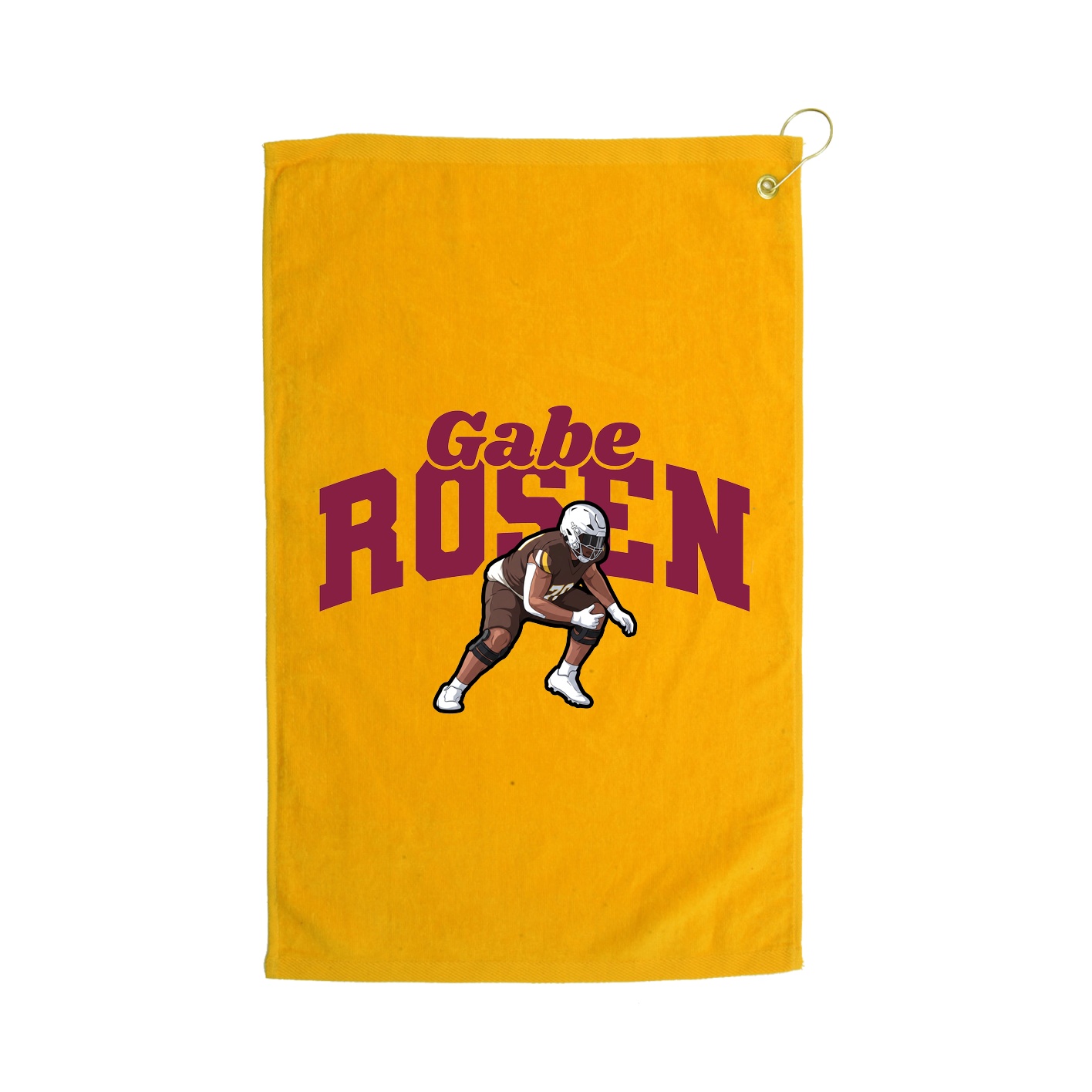 Golf Towel — Signature Arch in Gold