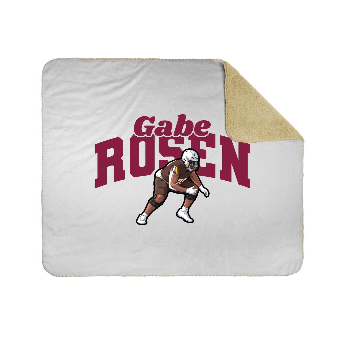 Throw Blanket — Signature Arch in White