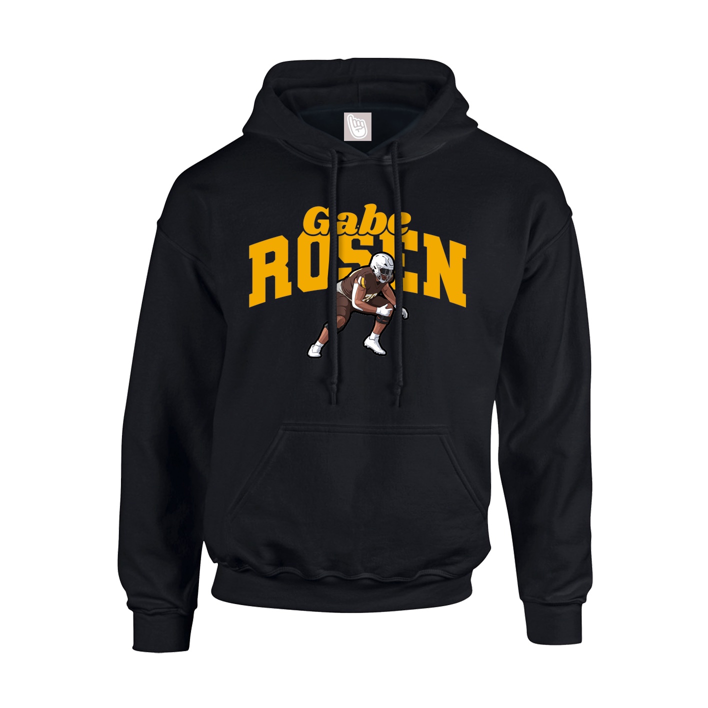Hoodie — Signature Arch in Black