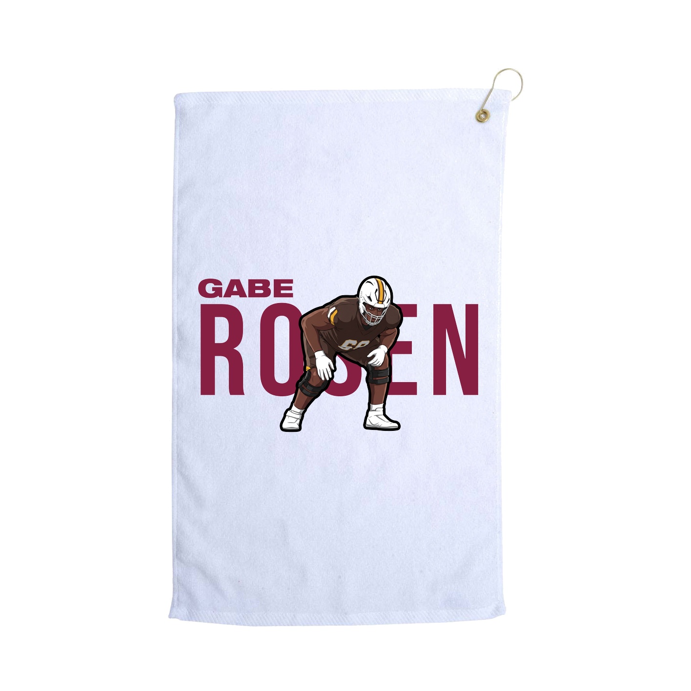 Golf Towel — Player Name in White