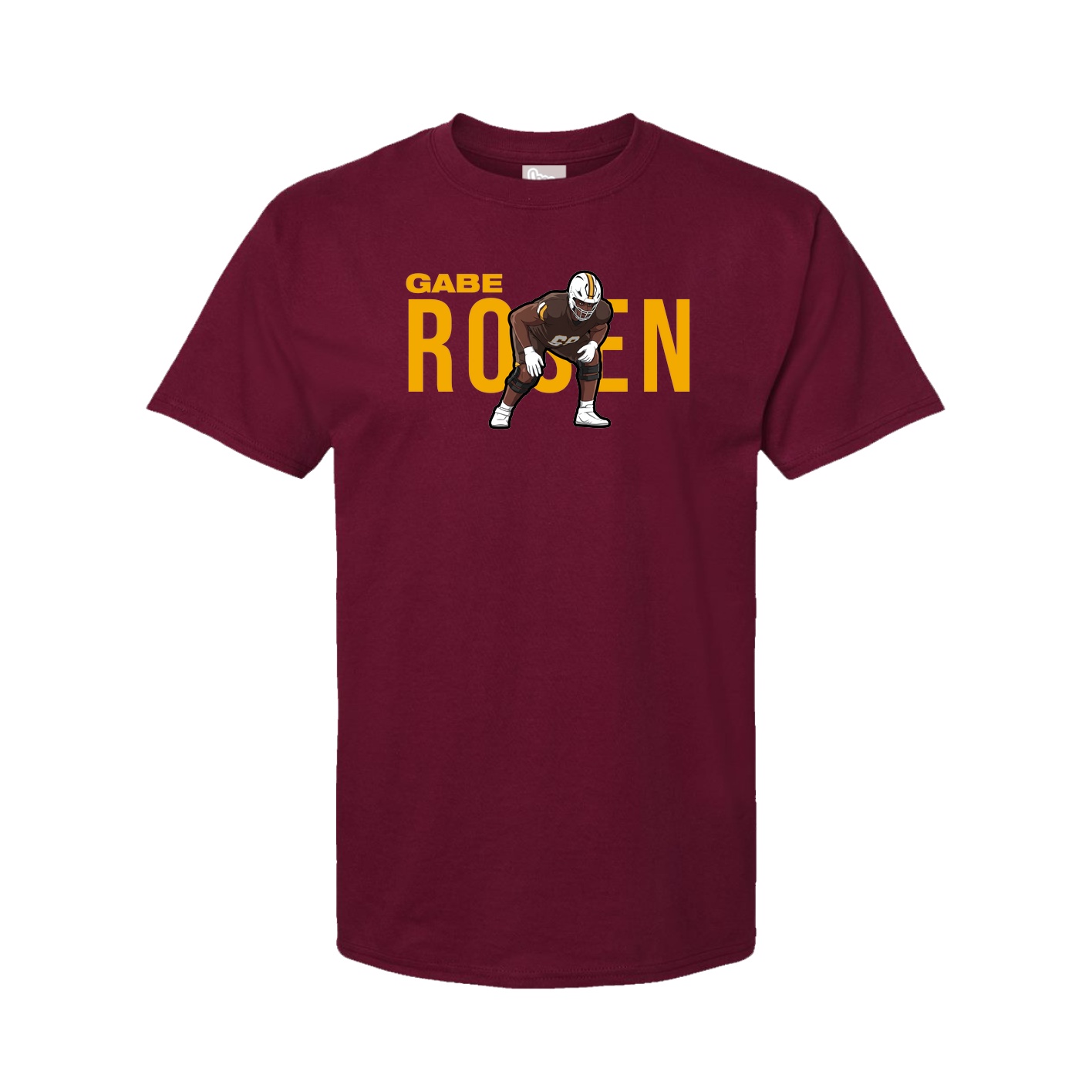 Youth Tee — Player Name in Cardinal