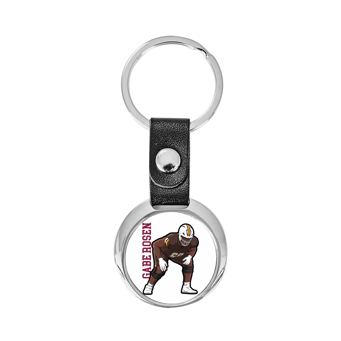 Key Chain — Name Vertical in Classic