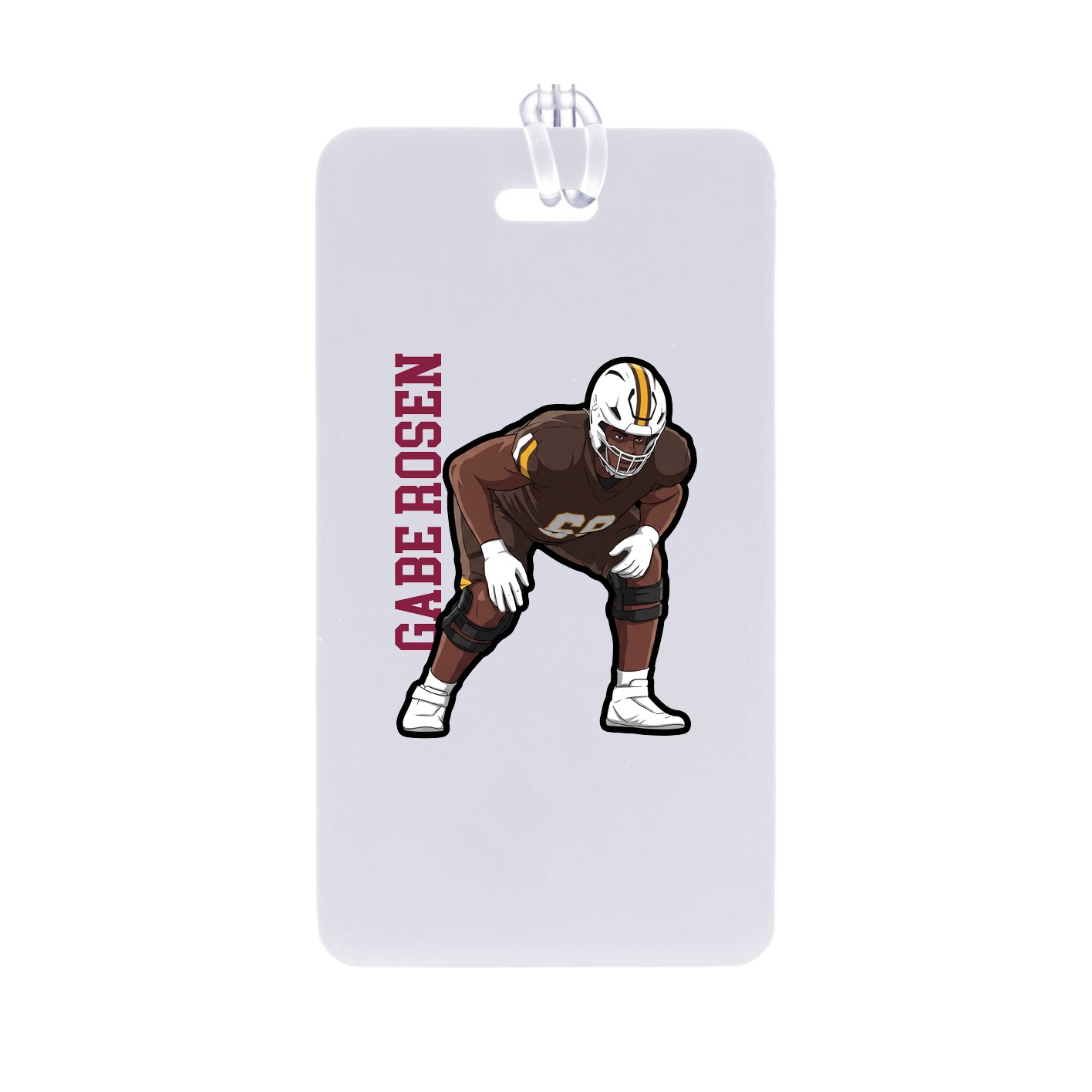 Bag Tag — Name Vertical in Classic