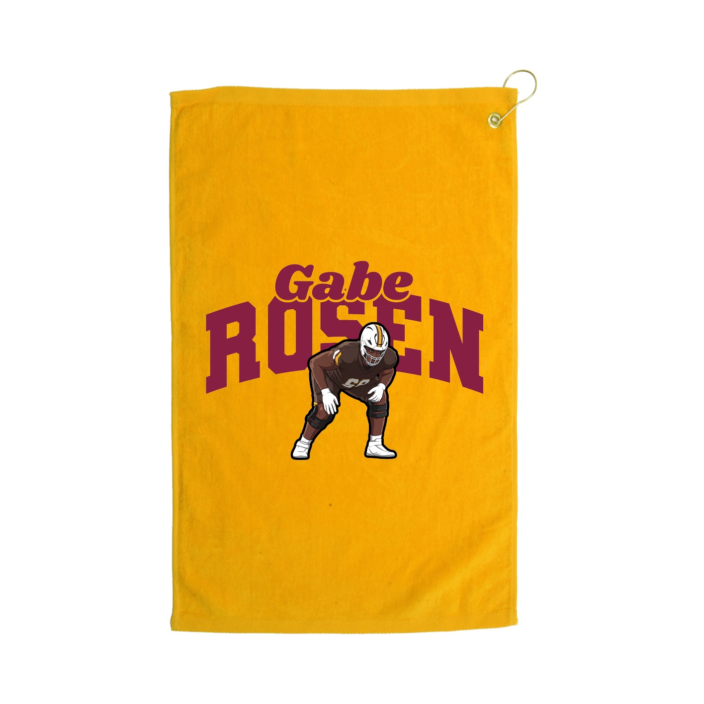 Golf Towel — Signature Arch in Gold