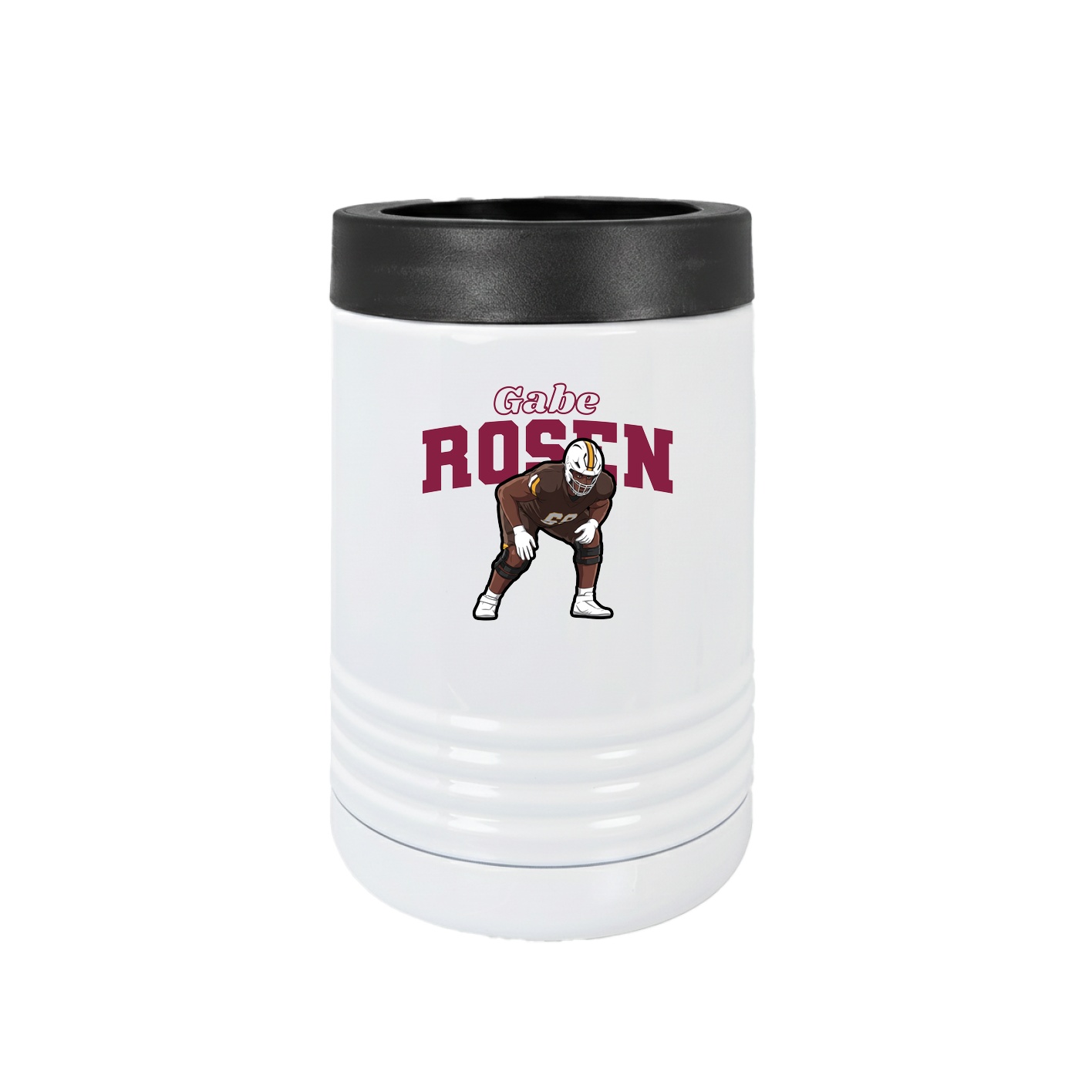 Beverage Holder — Name Arch in White