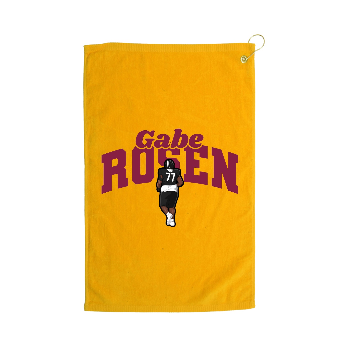 Golf Towel — Signature Arch in Gold