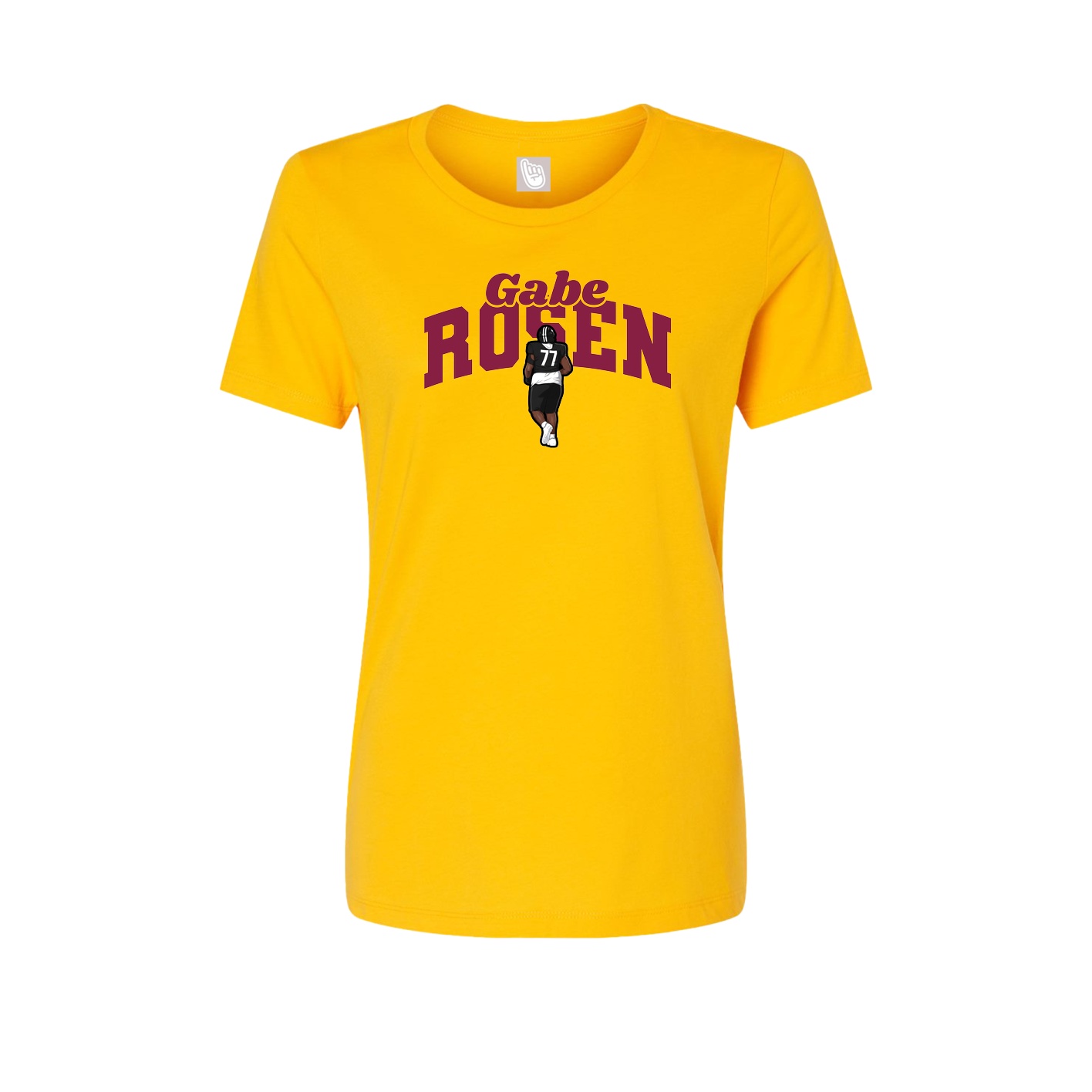 Womens Tee — Signature Arch in Gold