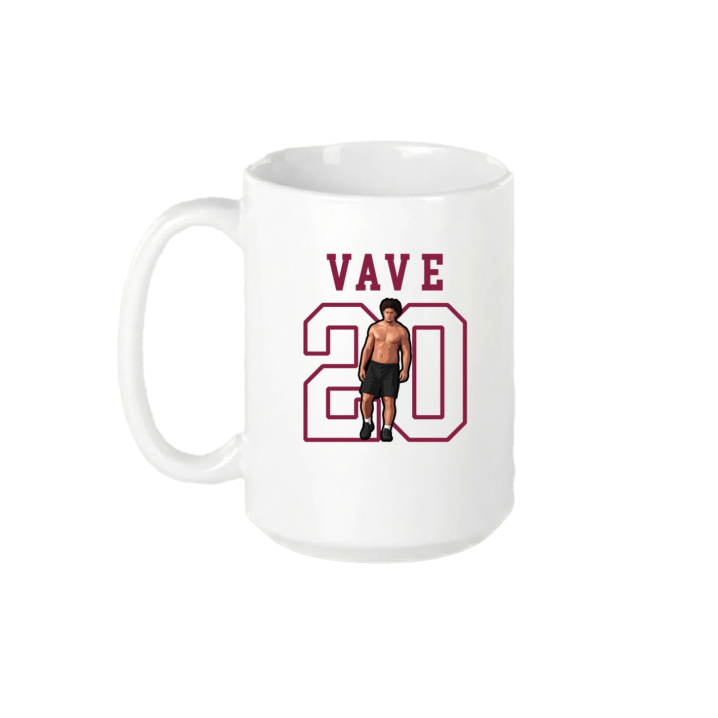 15oz Coffee Mug — Shirsey in White