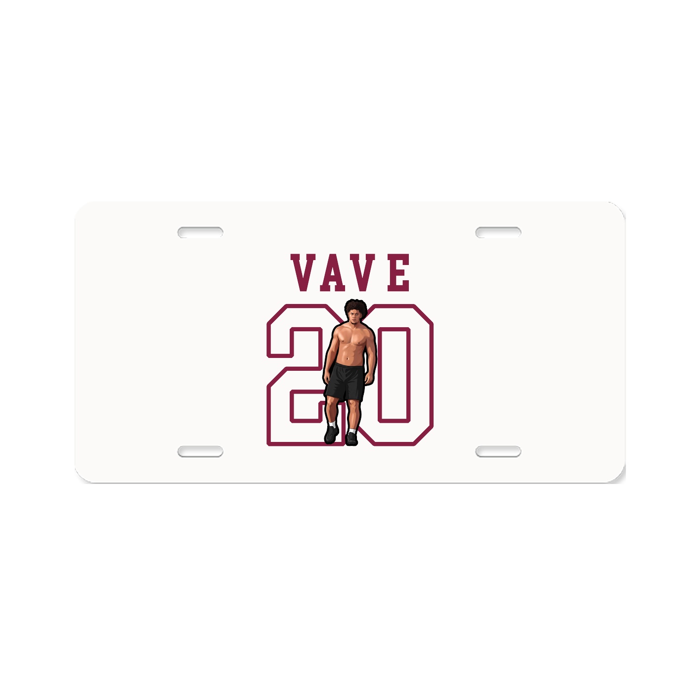 License Plate — Shirsey in Classic