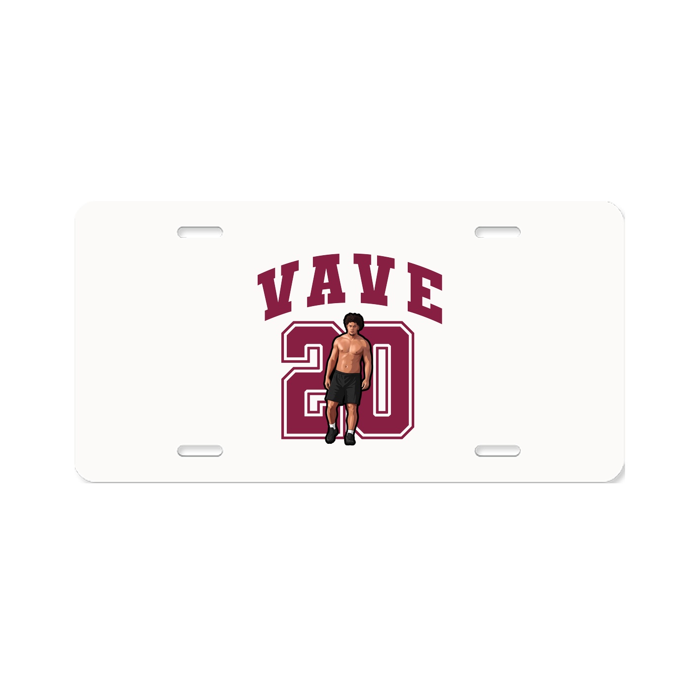 License Plate — Number in Classic